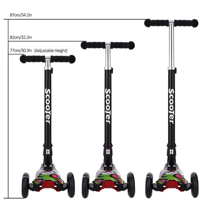 Brand New Aluminum Alloy Kick Scooter Boys Girls Adjustable Height Kids Scooter Tricycle Stroller Trottinette Enfant