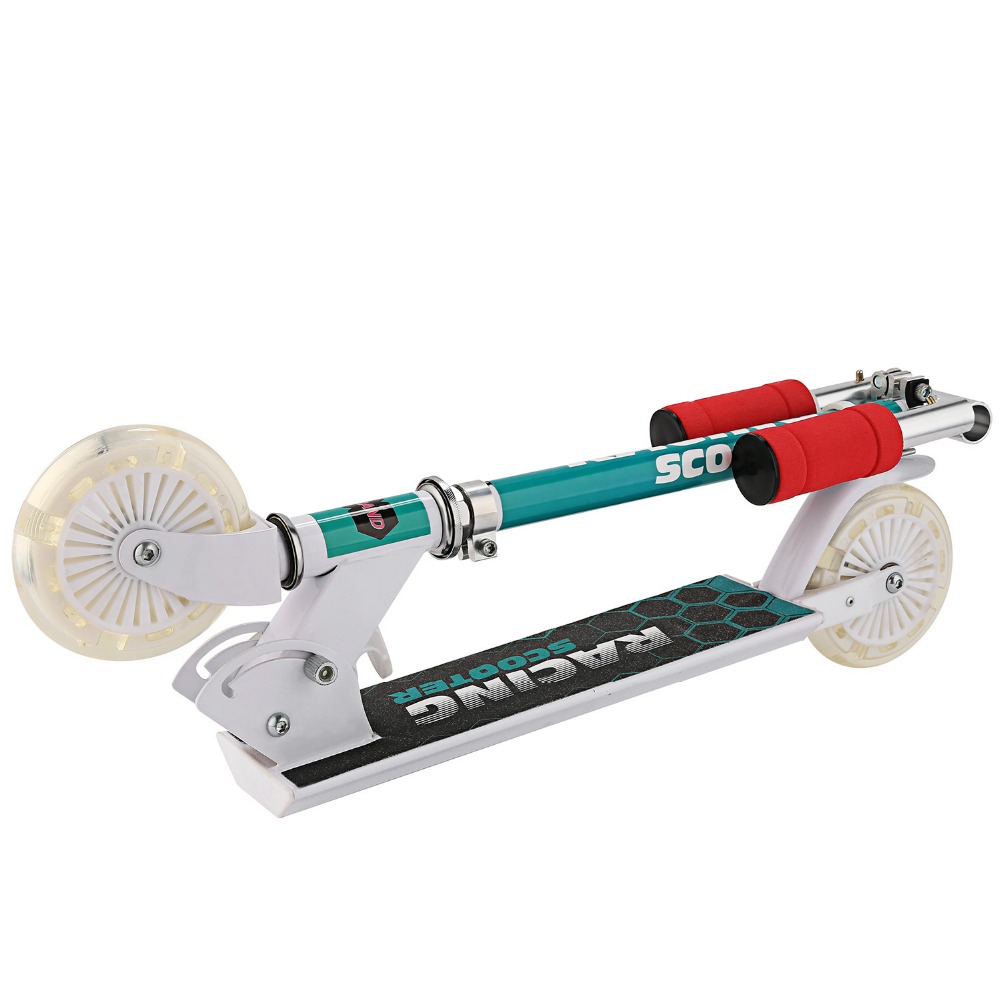 ANCHEER New Aluminum Alloy Kick Scooter Flashing 2 Wheel Scooter Adjustable Height Best Gifts for Children Unisex Foot Scooters-in Kick Scooters,Foot Scooters from Sports & Entertainment on Aliexp