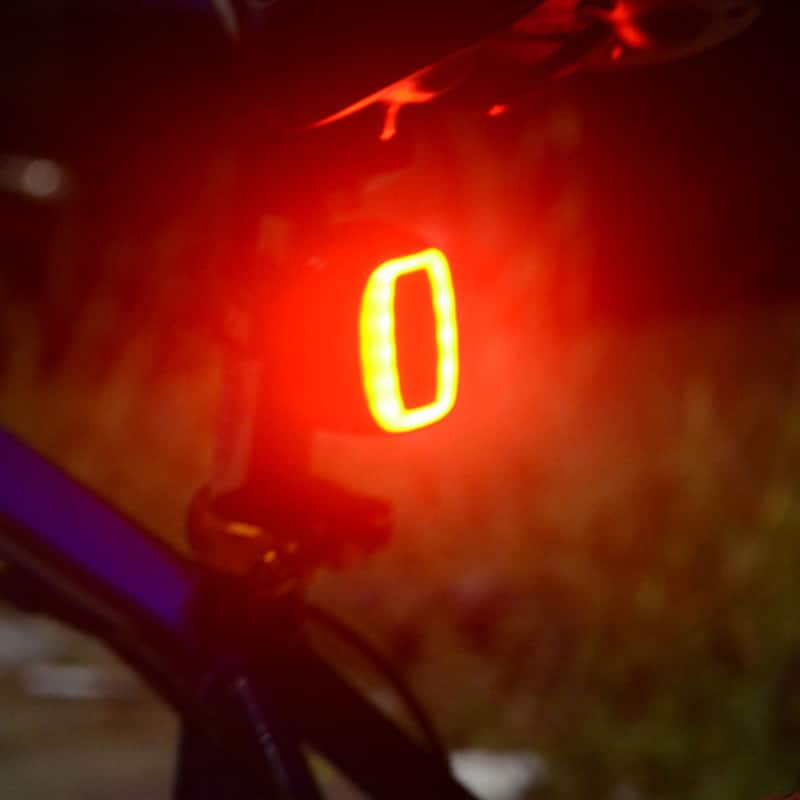 Dropshipping X6 Bicycle Rear Taillight USB Rechargeable Waterproof Bike Safety Lamp Intelligent Cycling Lamp 7 Modes