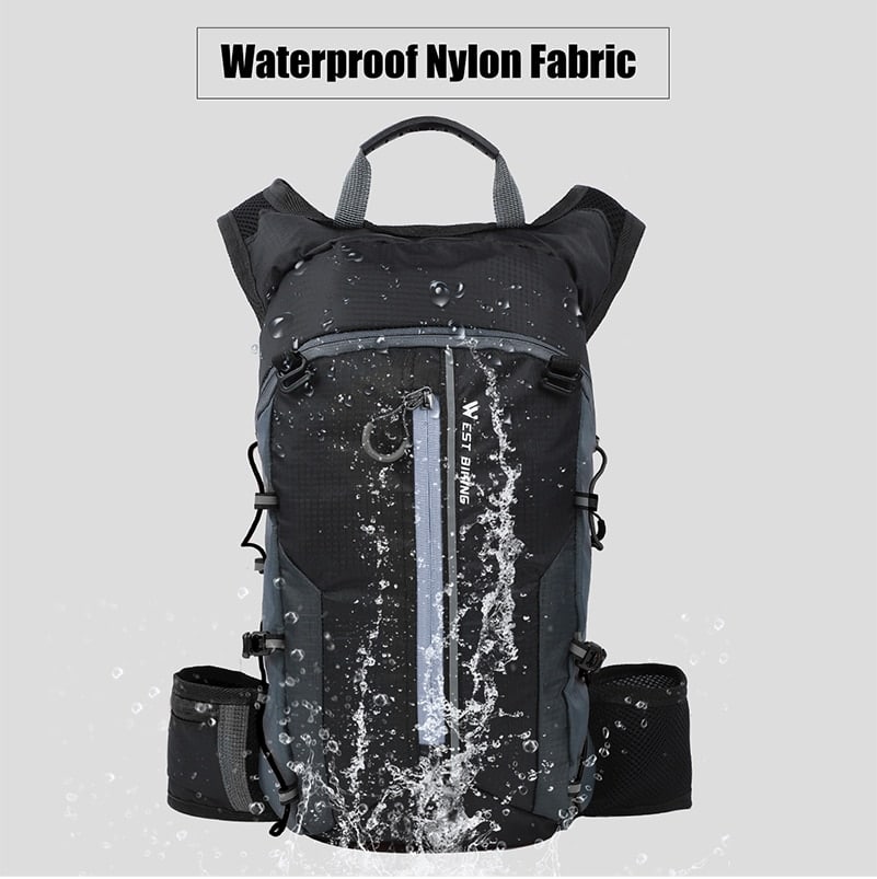 WEST BIKING Waterproof Bicycle Bag Cycling Backpack Breathable 10L Ultralight Bike Water Bag Climbing Cycling Hydration Backpack