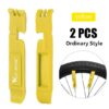 2 PCS Yellow Logo