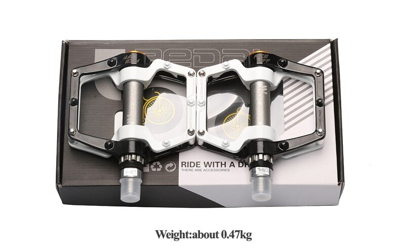 WEST BIKING Bike Pedals Ultralight MTB BMX Sealed Bearing Bicycle Pedals 9/16