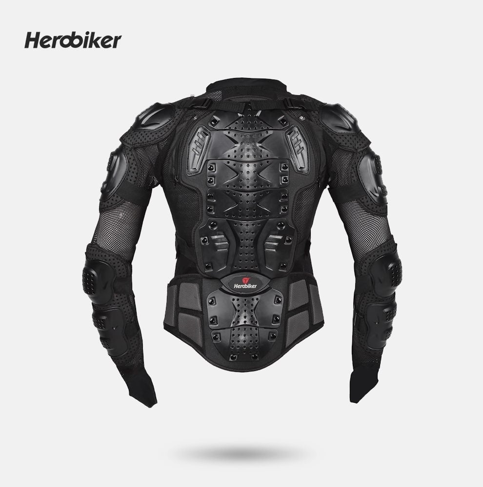 HEROBIKER Motorcycle Jacket Full Body Armor Equipement Motocross Off-Road Protector Protective Gear Clothing S/M/L/XL/XXL/XXXL