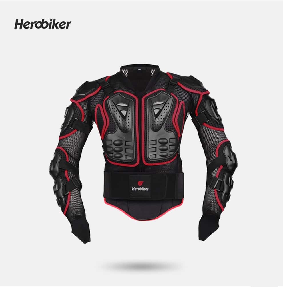 HEROBIKER Motorcycle Jacket Full Body Armor Equipement Motocross Off-Road Protector Protective Gear Clothing S/M/L/XL/XXL/XXXL