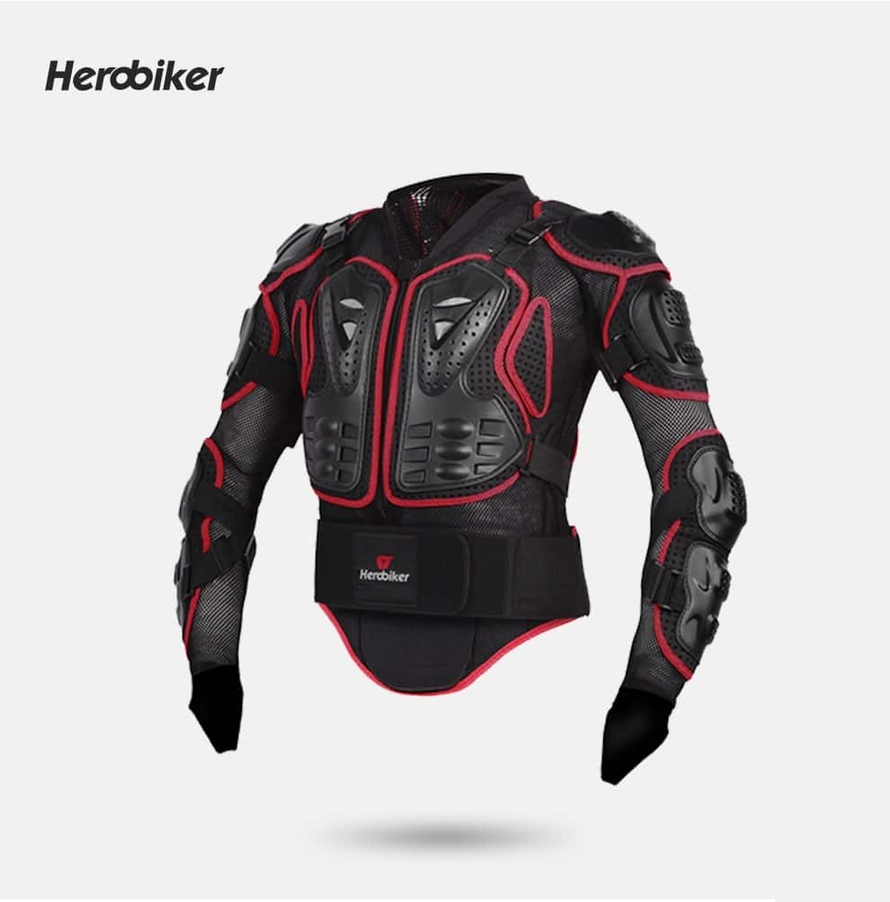 HEROBIKER Motorcycle Jacket Full Body Armor Equipement Motocross Off-Road Protector Protective Gear Clothing S/M/L/XL/XXL/XXXL