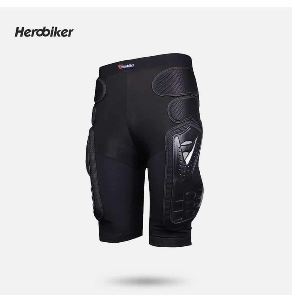 HEROBIKER Motocross Shorts Protector Motorcycle Shorts Moto Protective Gear Armor Pants Hip Protection Riding Racing Equipment