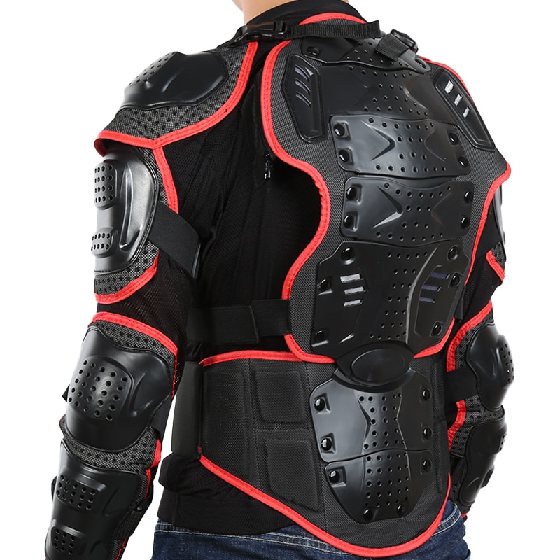 S-XXXL Size Motorcycle Professional Body Armor Jacket Spine Chest Shoulder Protection Gear Body Armor Off-road Protective Jacket