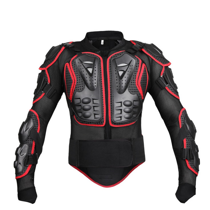 S-XXXL Size Motorcycle Professional Body Armor Jacket Spine Chest Shoulder Protection Gear Body Armor Off-road Protective Jacket