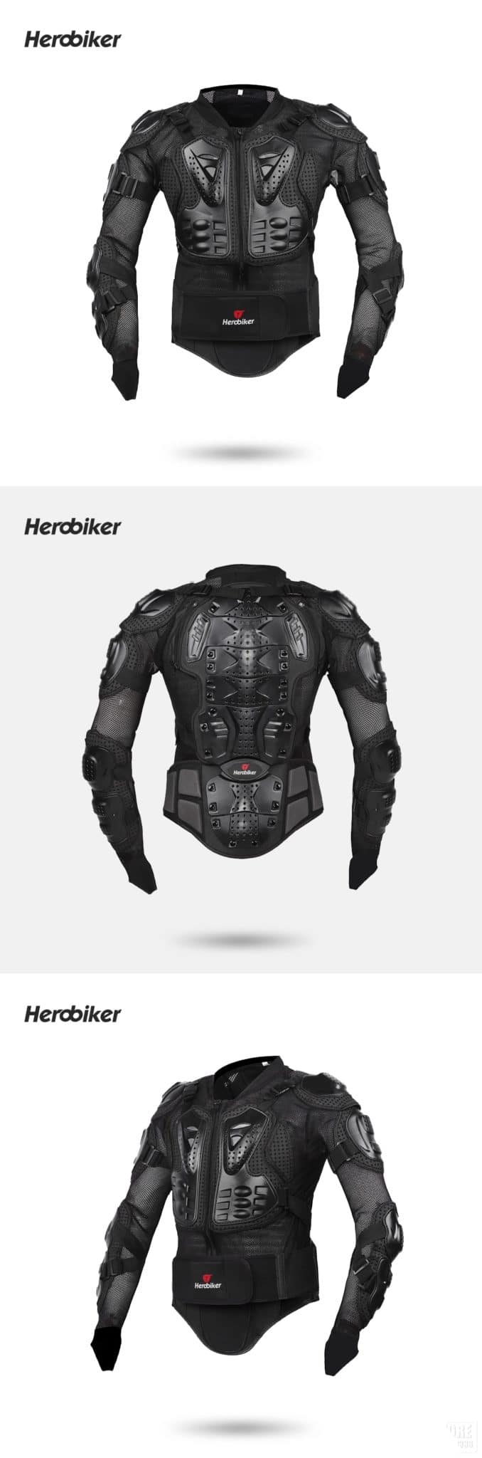 HEROBIKER Motorcycle Armor Protection Body Armor Protective Gear Motocross Moto Jacket Motorcycle Jackets With Neck Protector