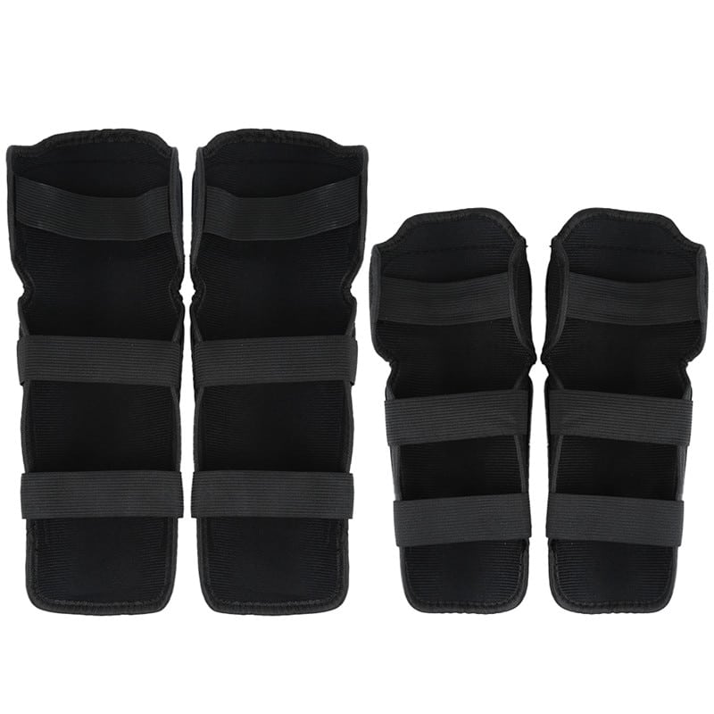 4pcs Knee Elbow Guard Kit for Bicycle Racing Motorcycle Unisex Body Joint Elastic Gear Protector for RC Bike Skate Ski Racing