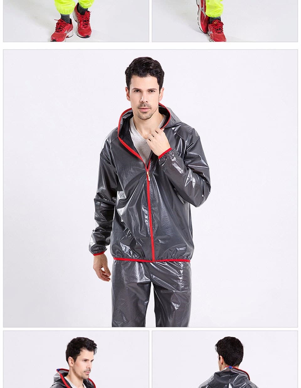 LOCLE Waterproof Breathable Bike Cycling Jacket Bicycle Raincoat Rain Coat Jacket Poncho For Cycling Ciclismo Jaqueta Masculina