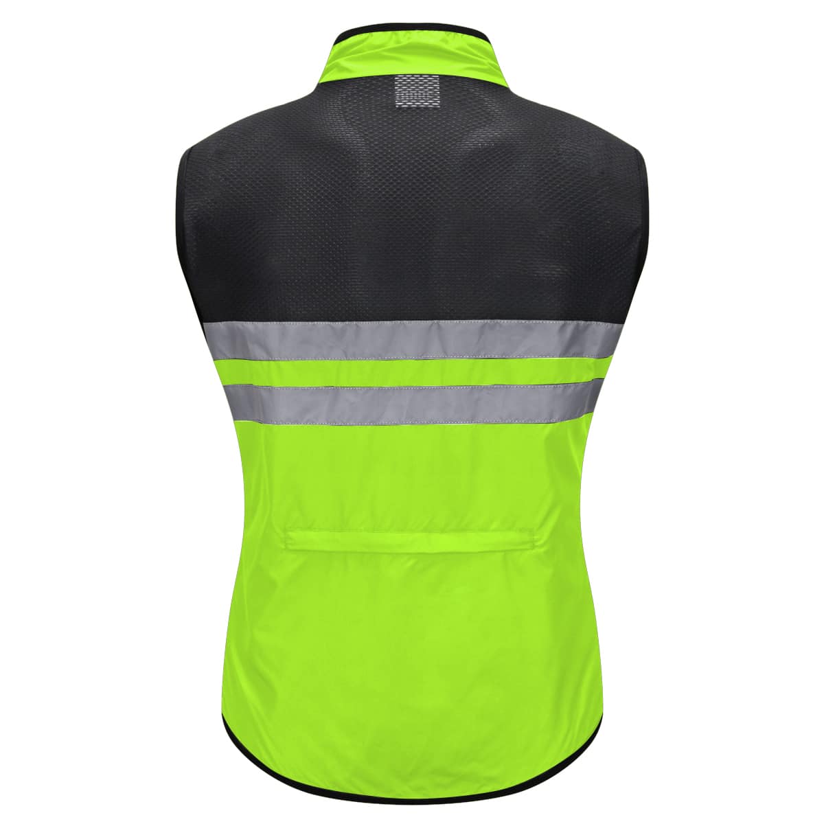thumbnail interactive-video image 1 of WOSAWE Men's High Vis Running Gilet / Cycling Vest – Waterproof, Reflective, Sleeveless 1 of 3