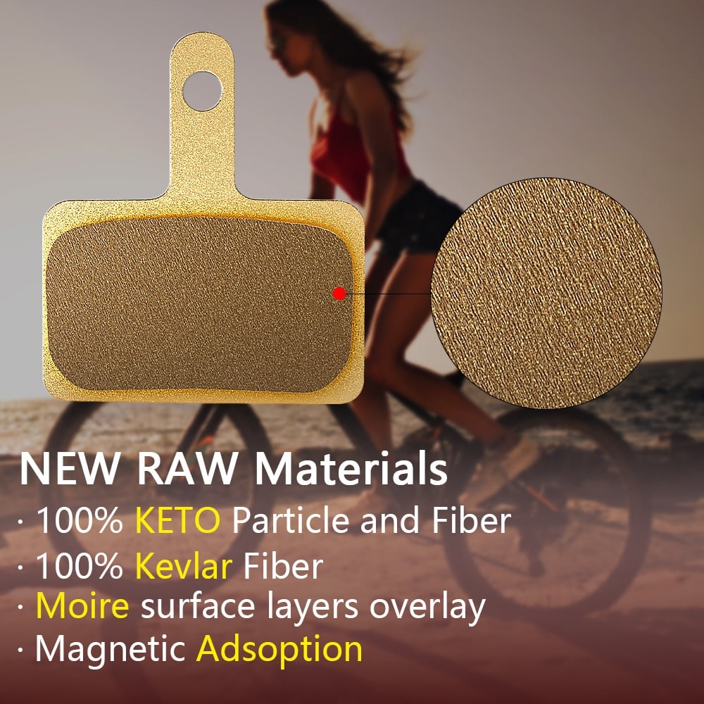 Moire Texture KETO Material Oil Disk Brake Pads pad for DYU Electric Bike and Kaabo wolf warrior Electric Scooter