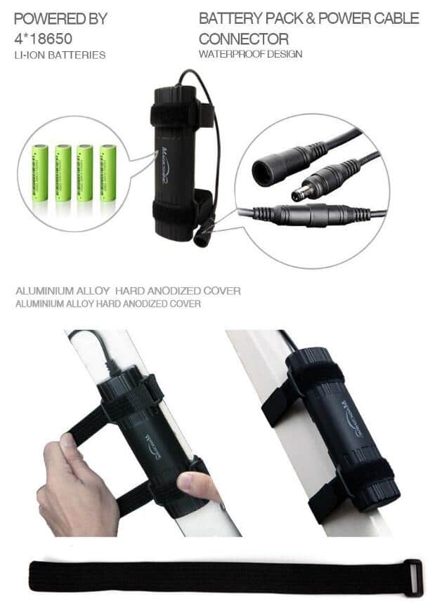 MagicShine MJ902 2000 Lumen LED Bike Front and rear light