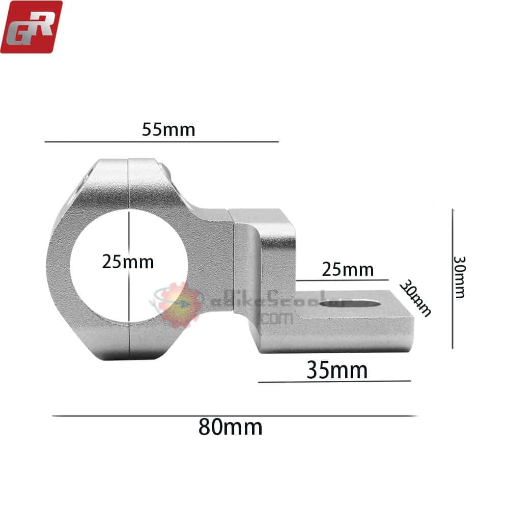 Pair Universal 25mm Handlebar Riser Mount Clamps For Motorcycle Dirt Bike ATV Work Light Off Road Fog Lamp Aluminum Alloy Cl Pair Universal 25mm Handlebar Riser Mount Clamps For Motorcycle Dirt Bike ATV Work Light Off Road Fog Lamp Aluminum Alloy Cl
