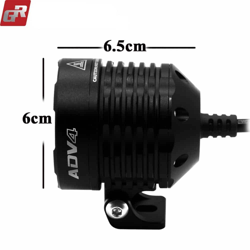 GOLD RUNWAY New ADV4 Motorcycle Headlights XPL V5 32W 3600LM 6000K LED Chip Motorbike Spotlight GOLD RUNWAY New ADV4 Motorcycle Headlights XPL V5 32W 3600LM 6000K LED Chip Motorbike Spotlight