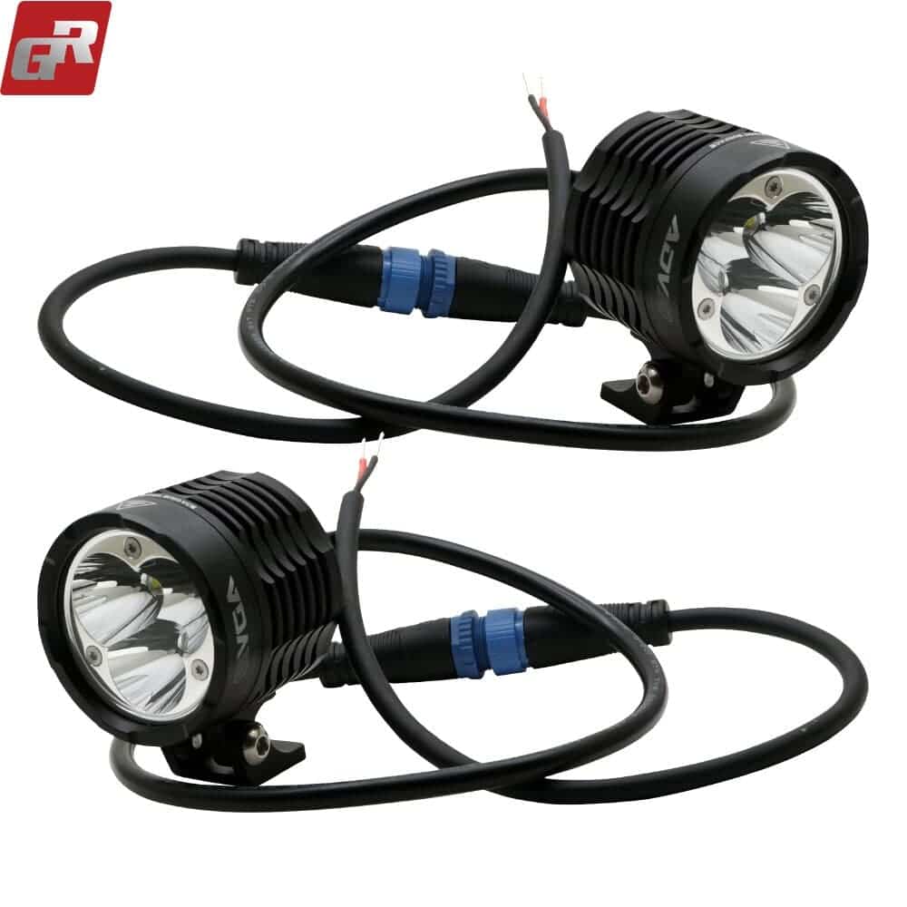 GOLDRUNWAY Designs GR-ADV3 Round Motorcycle Race Led Light Headlight 30W +yellow lense cover for BMW For Harley Davidson GOLDRUNWAY Designs GR-ADV3 Round Motorcycle Race Led Light Headlight 30W +yellow lense cover for BMW For Harley Davidson