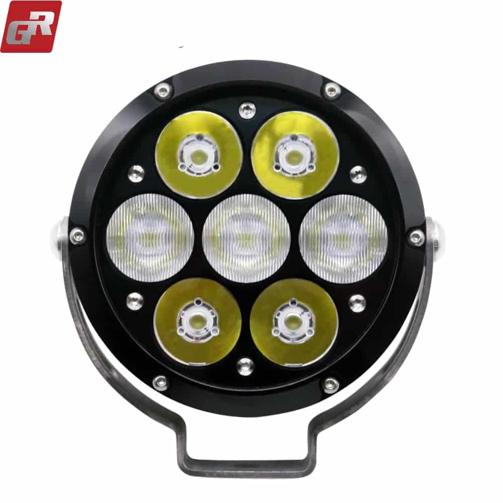 GoldRunway 2pcs GR-70X 70W 7500LM USA U3 LED 12V Dimmer Strobe Motorcycle Auxiliary LED Foglights For R1200GS/ADV R1250GS/ADV