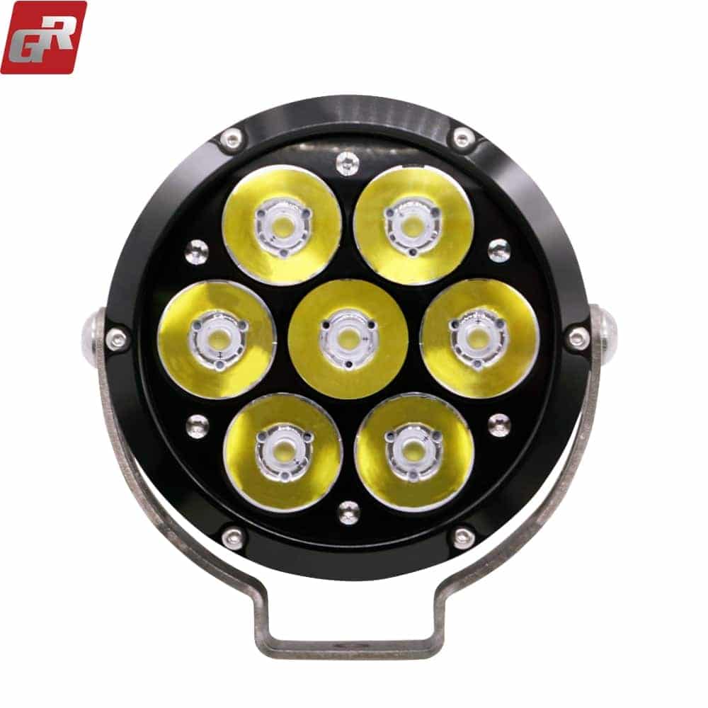 GoldRunway 2pcs GR-70X 70W 7500LM USA U3 LED 12V Dimmer Strobe Motorcycle Auxiliary LED Foglights For R1200GS/ADV R1250GS/ADV