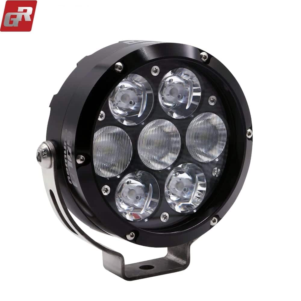 GoldRunway 2pcs GR-70X 70W 7500LM USA U3 LED 12V Dimmer Strobe Motorcycle Auxiliary LED Foglights For R1200GS/ADV R1250GS/ADV