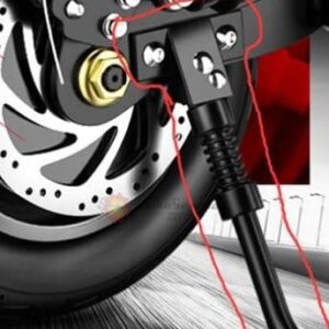 universal scooter kickstand-back