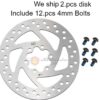 120mm rotor x 2