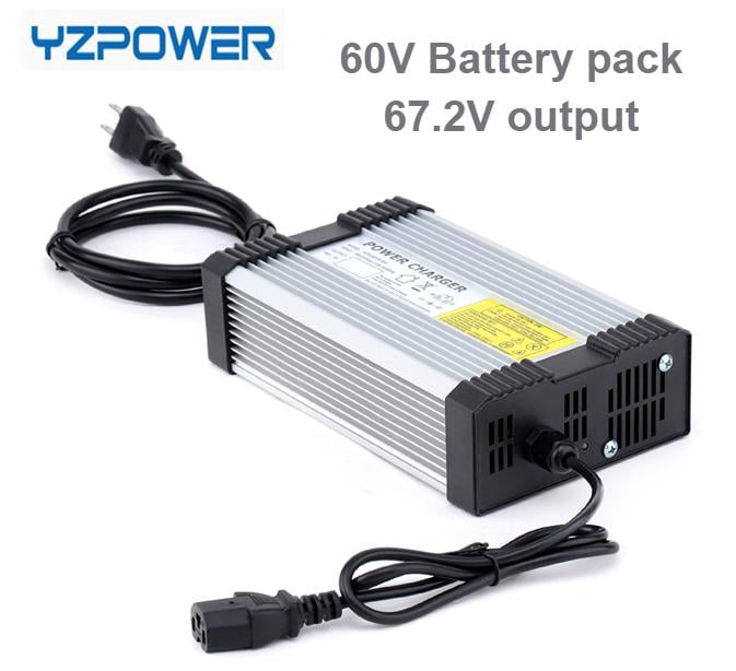 Fast Charger 67.2V 5A Lithium Battery Charger For Electric Self Balance Scooter Li Ion Lipo E-forklift E-bike Motor