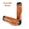 Crocodile leather Brown