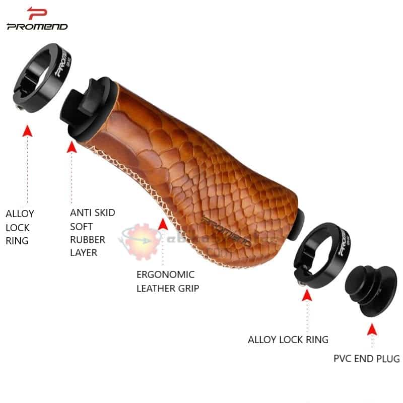 Leather grip handle parts