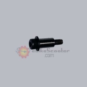 Folding hinge fixing screw with spacer