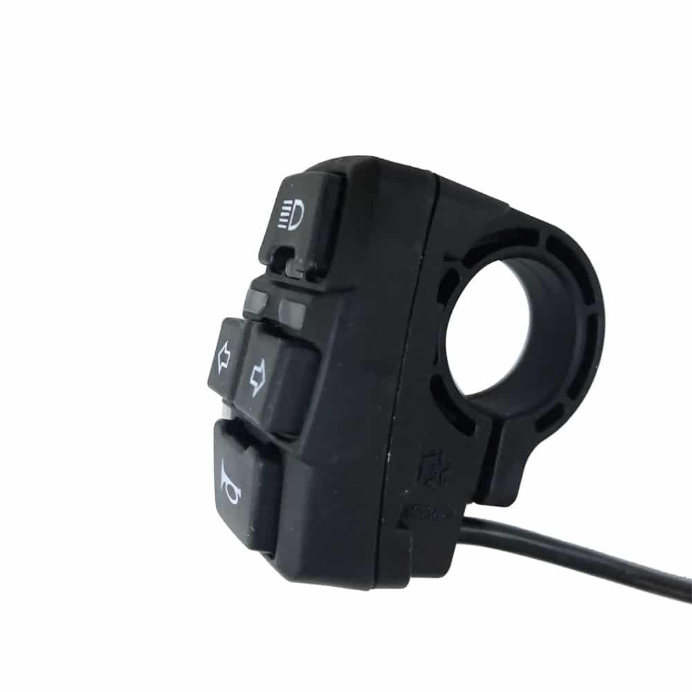 Electric bicycle motorcycle ATV switch horn button turn signal electric fog light start handlebar controller switch