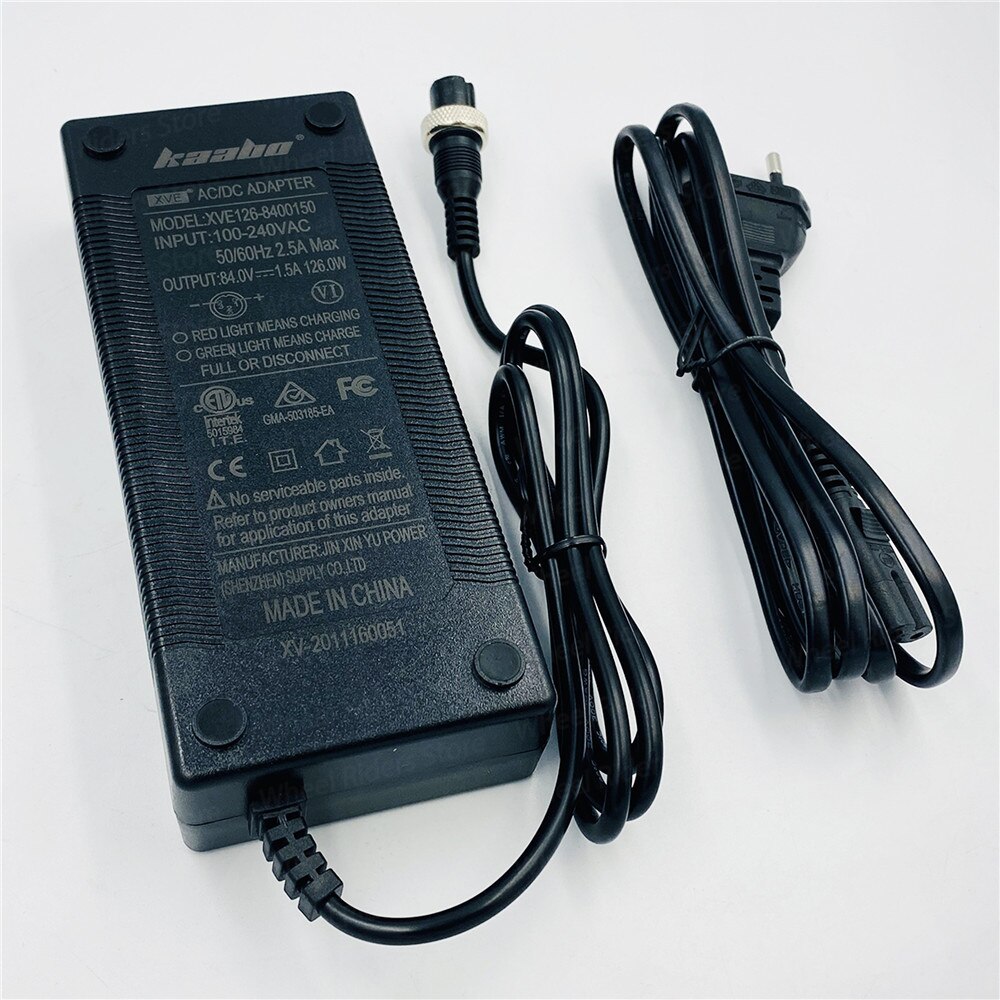 Kaabo Wolf King Charger Electric Scooter Parts 72V Wolf Warrior 84V1.5A 2.5A Fast Charger