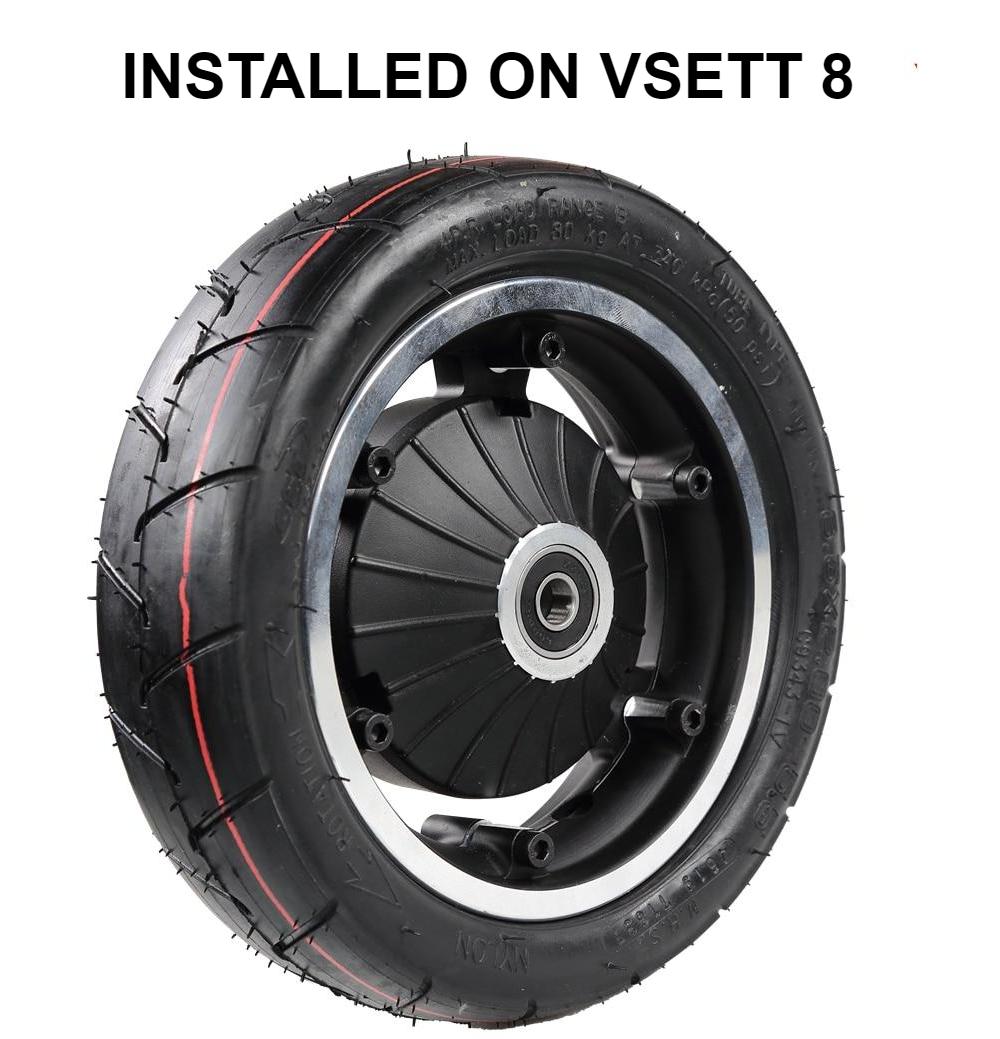 2 Pack 8.5x2 Inner Tubes With 90° Valve - Fits Vsett 9, Apollo City Scooter Tires