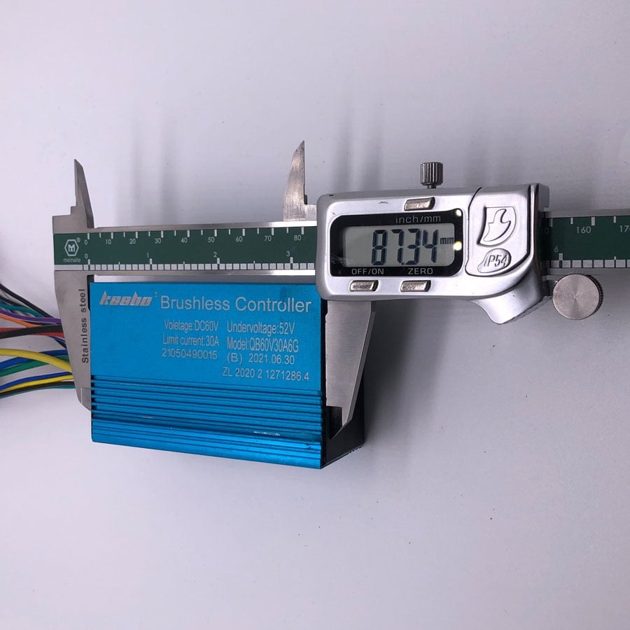 WW 60V30A Sine Wave Brushless Controller 1200W Hall Motor Kaabo Wolf Warrior Electric Scooter Accessories
