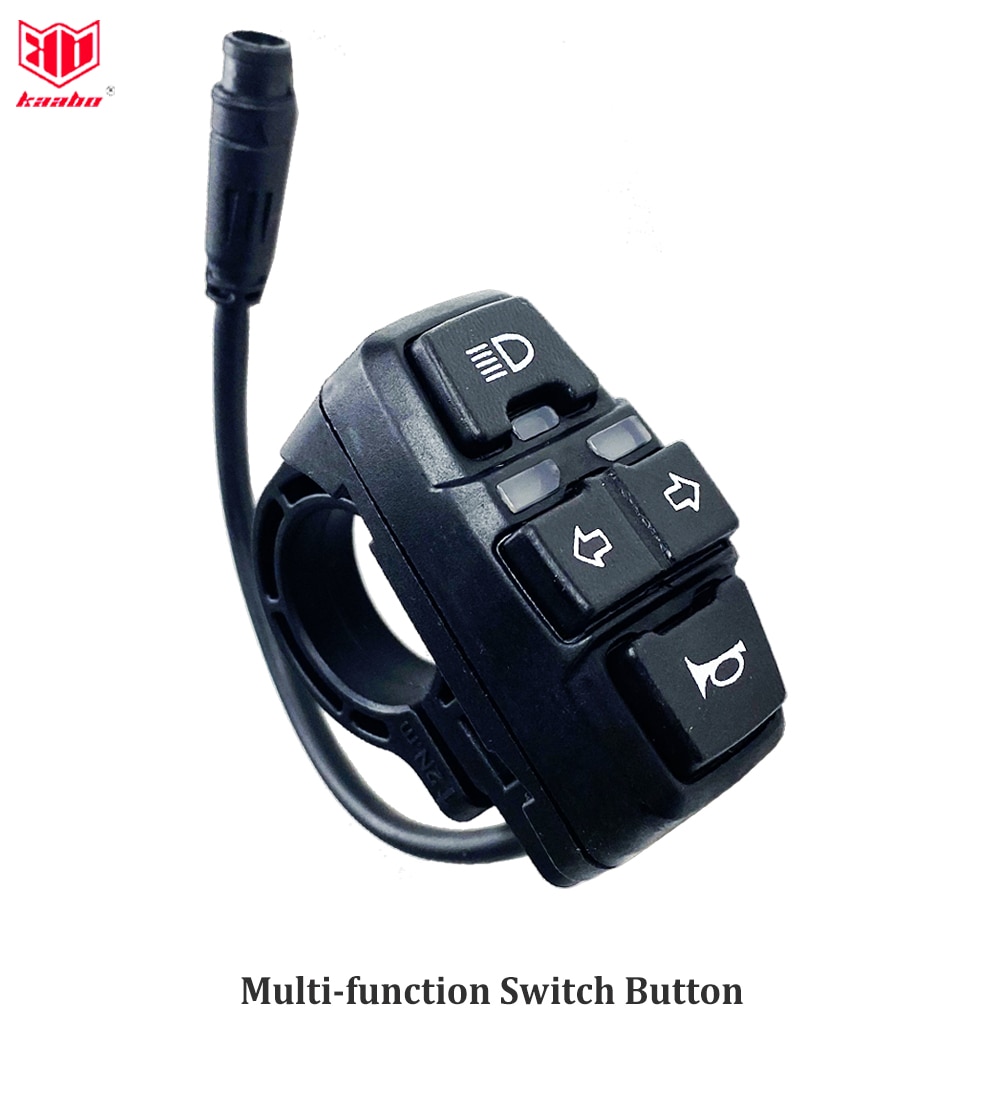 Original Kaabo Mantis10 Plus Upgrade 60V 25A Controller HUB Board Main Wires Headlight with Horn Muli-function Switch Button