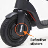 refelctive stickers front TurboAnt X7 PRO Smartkick X7-X8,Slidgo X7 X8 Pro, Decent One X8 X7 Scooter