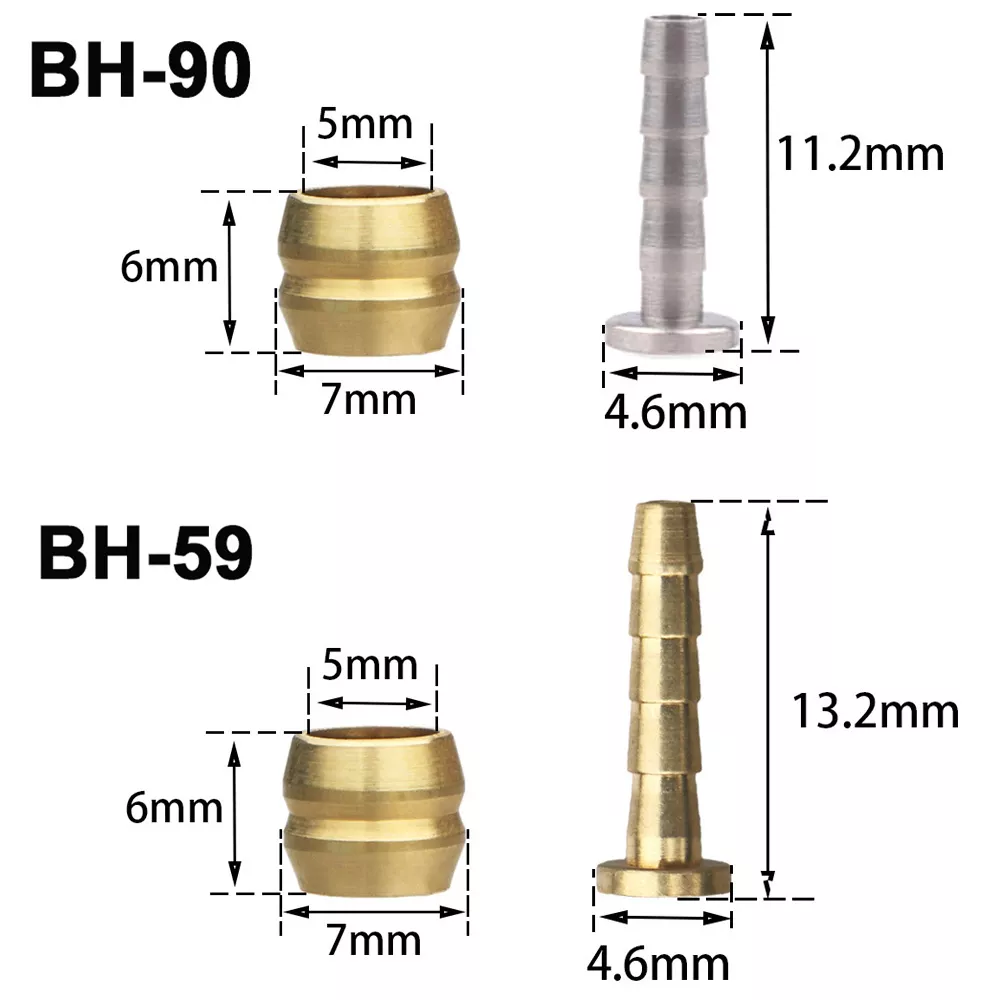 MTB Bicycle olive head Mountain Bike oil needle BH90/BH59/SRAM/MAGURA /TEKTRO tubing cut-off oil brake with compatible Shimano