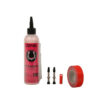 Tubeless kit w. sealant 240ml, valves 40mm, tape 20mm/9m
