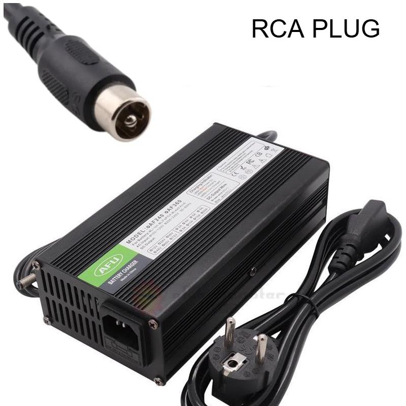 72V 3A battery pack charger output 84V -RCA PLUG
