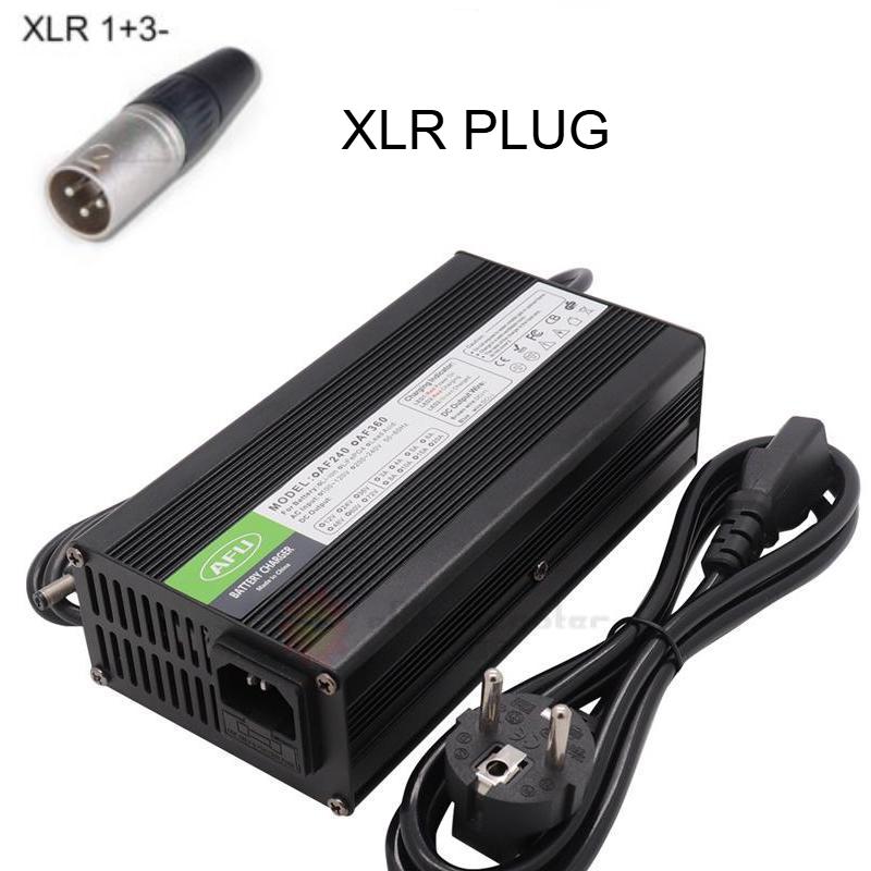 72V 3A battery pack charger output 84V -XLR PLUG