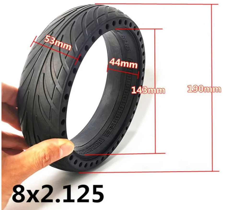 8X2.125 Honeycomb Tire - Image 8