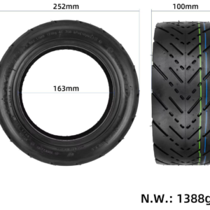 11" 90/65-6.5 STREET GEL Puncture-Proof Tire Wolf Warrior King GT - Image 5